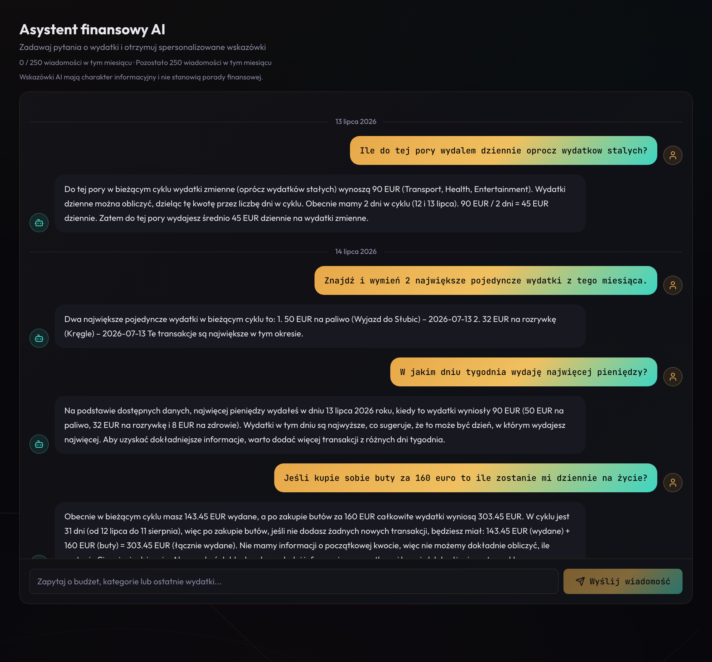An assistant that calculates on your data.